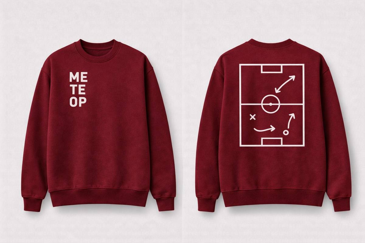 Свитшот бордовый