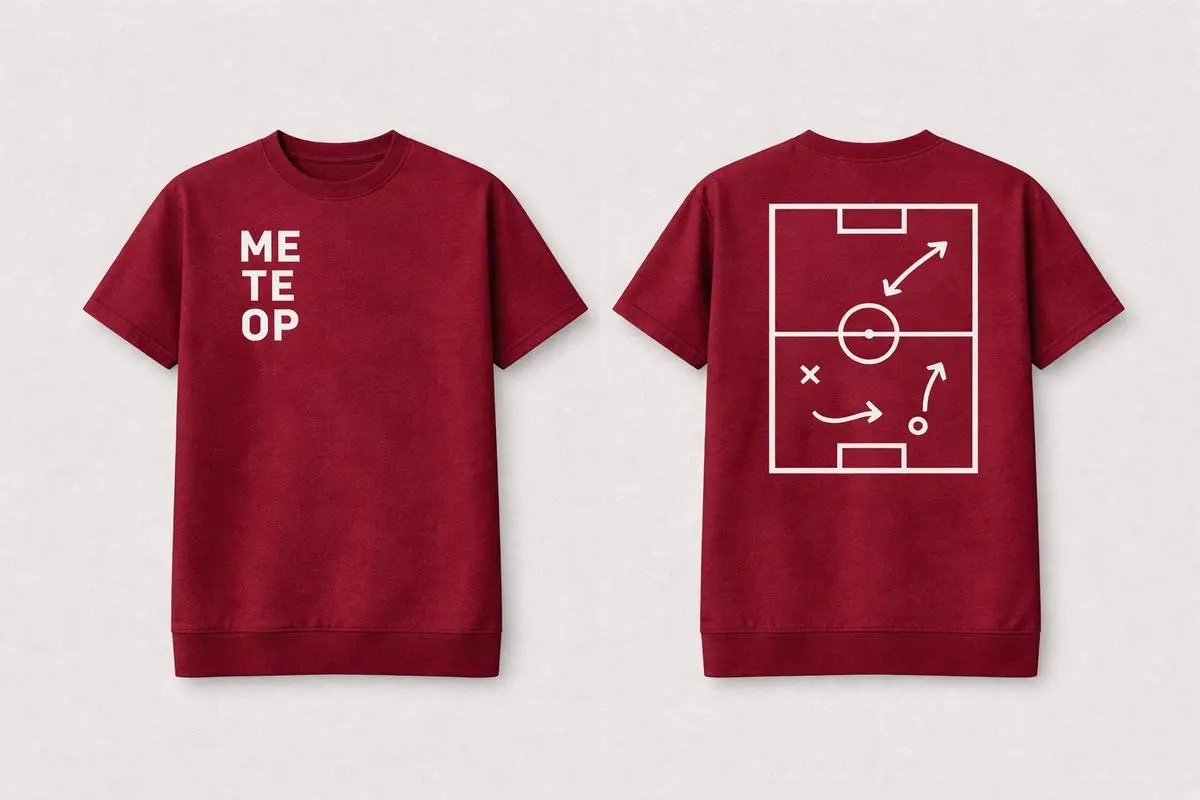 Футболка бордовая